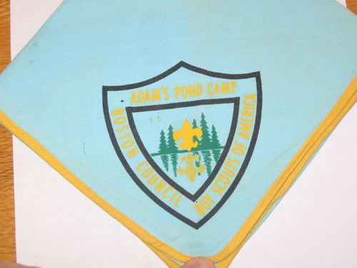 Adams Pond Camp Neckerchief, Boston Council