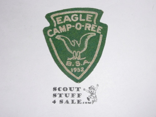 1952 Eagle Campree Felt Patch