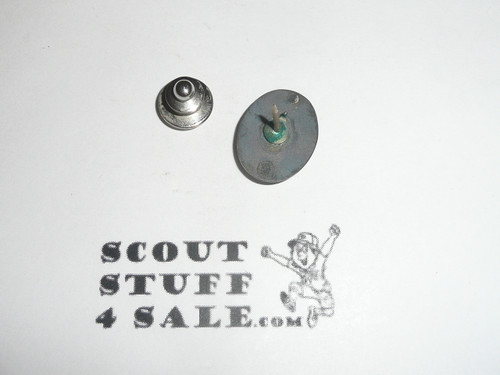 Eagle Scout Tie Tack, 1940's STERLING Silver, Type 3 style of pin, VERY RARE