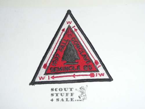 Order of the Arrow Lodge #85 Seminole 1997 Fall Conclave Patch