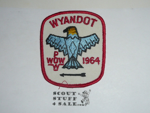 Order of the Arrow Lodge #252 Siwinis 1964 Wyandot Chapter Pow Wow Patch