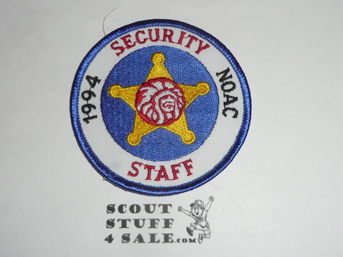 1994 National Order of the Arrow Conference (NOAC) Security Staff Patch