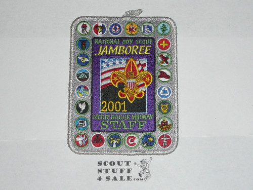 2001 National Jamboree Merit Badge Midway STAFF Patch