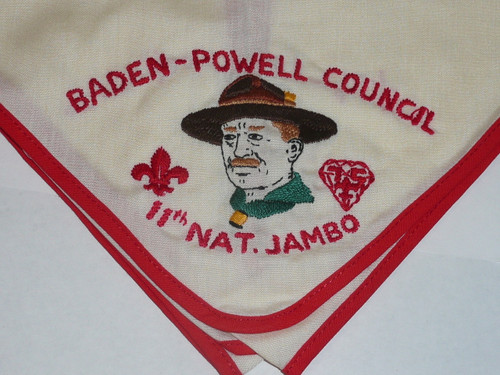 1985 National Jamboree Baden Powell Council Contingent Neckerchief