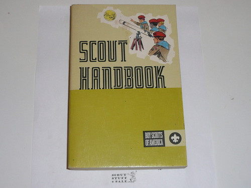 1975 Boy Scout Handbook, Eighth Edition, Third Printing, Litely used