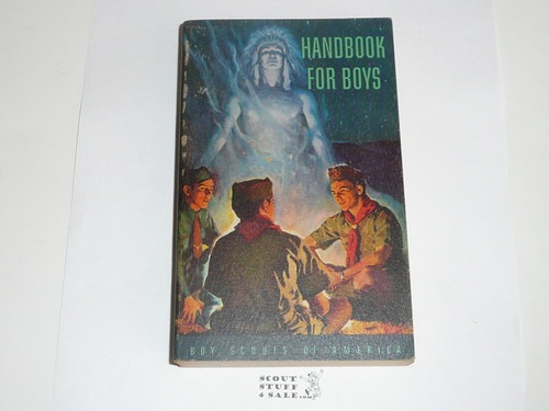 1956 Boy Scout Handbook, Fifth Edition, Ninth Printing, Litely used condition