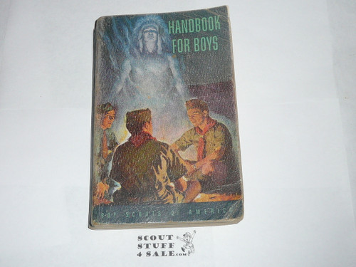 1956 Boy Scout Handbook, Fifth Edition, Ninth Printing, used condition