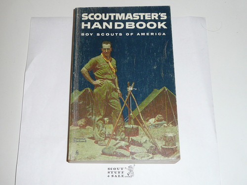 1965 Scoutmasters Handbook, Fifth Edition, Seventh Printing, MINT Condition, Norman Rockwell Cover