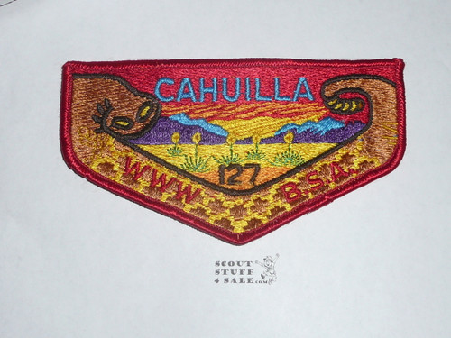 Order of the Arrow Lodge #127 Cahuilla s7 Flap Patch