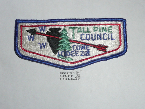 Order of the Arrow Lodge #218 Cuwe s2 Flap Patch