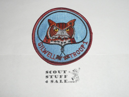 Wood Badge Owl Gilwell Troop 1 Patch