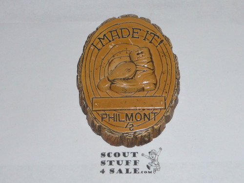 Philmont Scout Ranch Plaster "I Made It" wall decoration