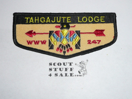 Order of the Arrow Lodge #247 Tahgajute f1 Flap Patch