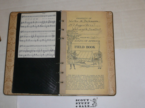 Lefax Boy Scout Fieldbook, Canvas Binding, Includes Numerous BSA and Lefax Inserts