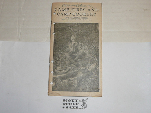 Lefax Boy Scout Fieldbook Insert, Camp Fires and Camp Cookery, 1926 by Comstock Company, 44 pages