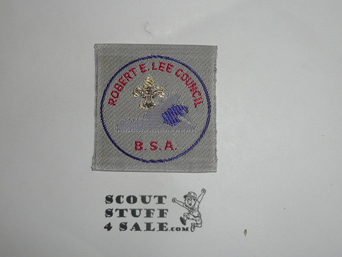 Robert E. Lee Council Patch (CP), woven