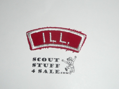 ILL. Red and White State Strip