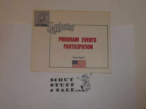 1973 National Jamboree Program Events Participation