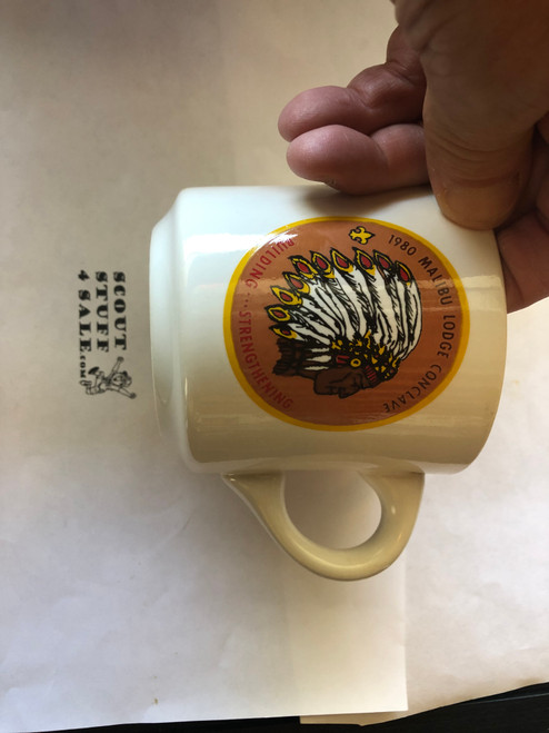 Order of the Arrow Lodge #566 Malibu 1980 Lodge Conclave Mug