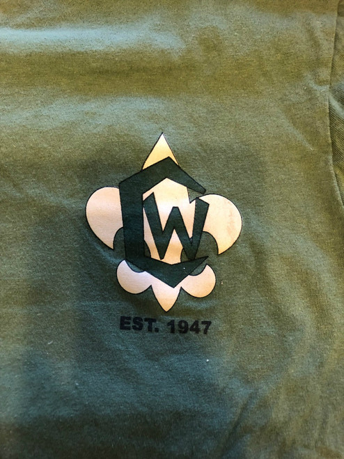 2007 Camp Whitsett Tee Shirt, Mens Medium, Lite Use