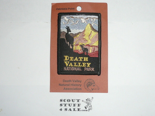 Vintage Death Valley National Park Travel Souvenir Patch