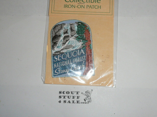 Vintage Sequoia National Forest Stoney Creek Travel Souvenir Patch