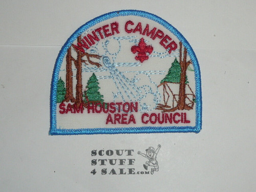 Winter Camp Patch, Sam Houston Area Council - Boy Scout