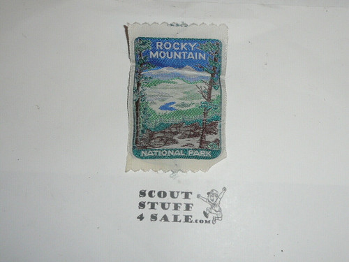 Vintage Rocky Mountain National Park National Parks Travel Souvenir woven Patch