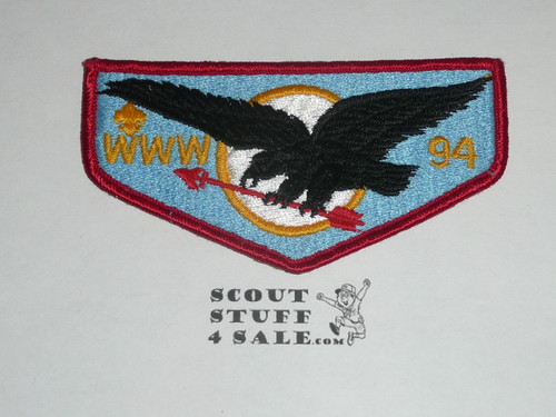 Order of the Arrow Lodge #94 Blackhawk s5 Flap Patch