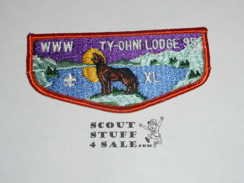 Order of the Arrow Lodge #95 Ty-Ohni s7 Flap Patch
