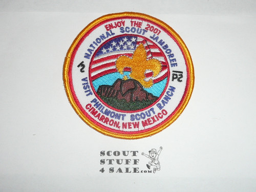 2001 National Jamboree Visit Philmont Scout Ranch Patch