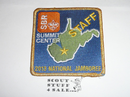 2013 National Jamboree Summit Center STAFF Patch