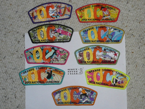 2013 National Jamboree JSP - Orange County Council 12 piece set