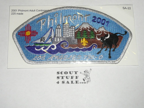Los Angeles Area Council sa22 - 2001 Philmont