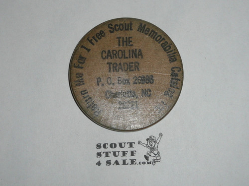 Boy Scout Memorabilia The Carolina Trader Boy Scout Large Wooden Nickel