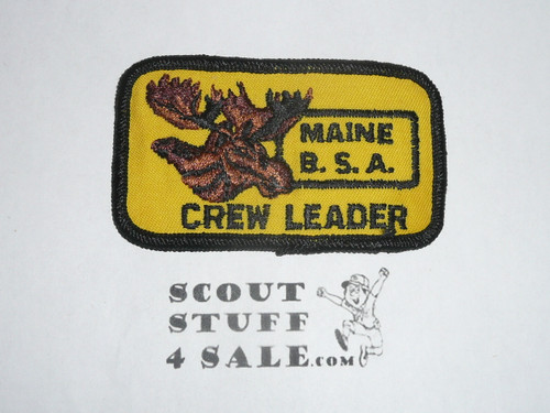 Maine Matagamon National High Adventure Area, Crew Leader Patch