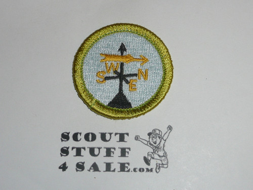 Weather - Type K - Fully Embroidered Merit Badge with 100th Anniv backing (2010)