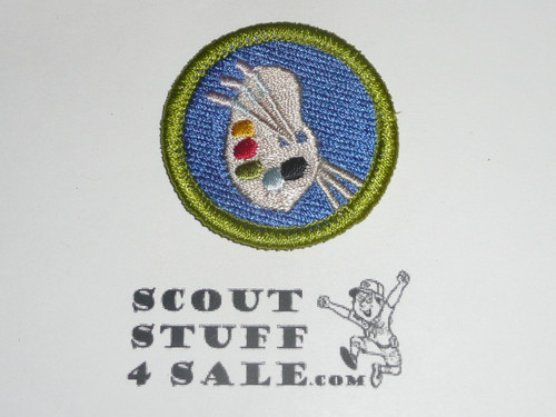 Art - Type K - Fully Embroidered Merit Badge with 100th Anniv backing (2010)