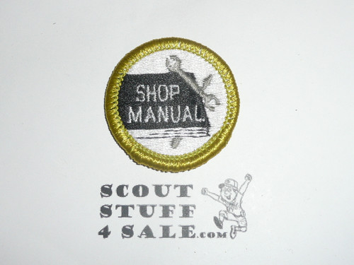 Automechanics - Type H - Fully Embroidered Plastic Back Merit Badge (1972-2002)