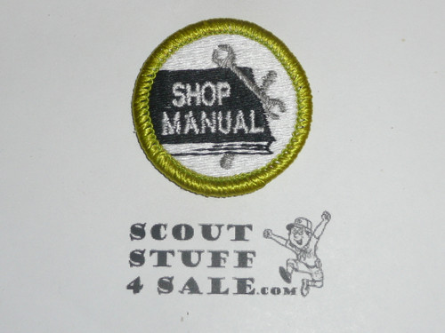 Automechanics - Type J - Fully Embroidered Merit Badge with Scout Stuff backing (2002-current)