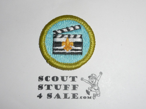 Cinematopgraphy - Type H - Fully Embroidered Plastic Back Merit Badge (1972-2002)