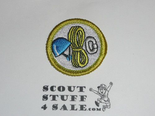Climbing - Type K - Fully Embroidered Merit Badge with 100th Anniv backing (2010)