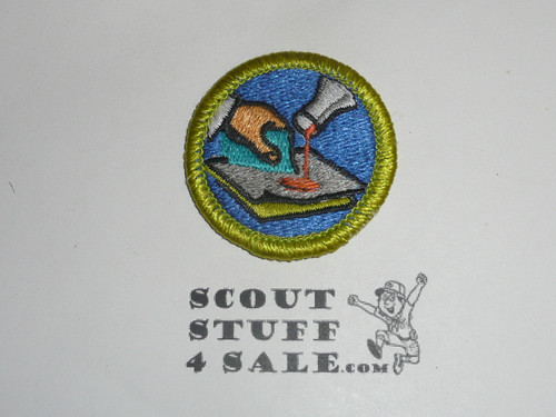Composite Materials - Type J - Fully Embroidered Merit Badge with Scout Stuff backing (2002-current)