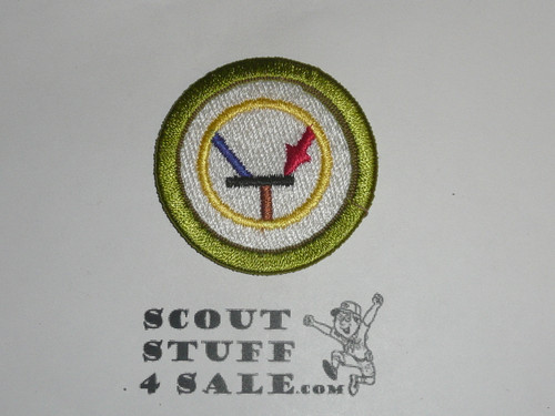 Electronics 42mm - Type I - Fully Embroidered Computer Designed Merit Badge (1993-1995)