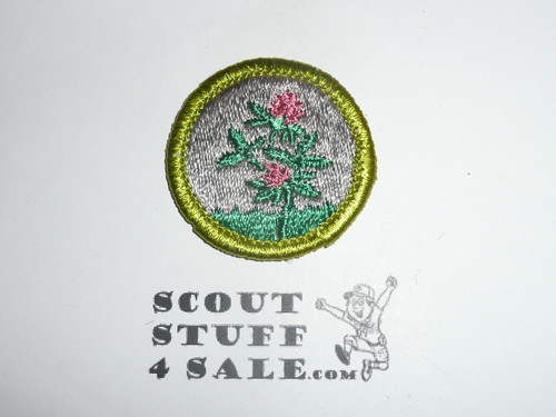 Forage Crops - Type H - Fully Embroidered Plastic Back Merit Badge (1972-2002)