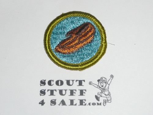 Leatherwork - Type G - Fully Embroidered Cloth Back Merit Badge (1961-1971)