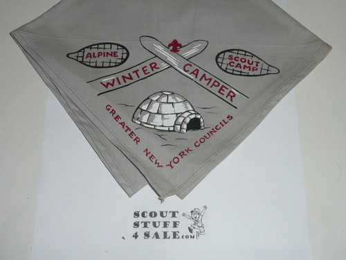 Alpine Scout Camps Winter Camp Neckerchief, Greater New York Councils