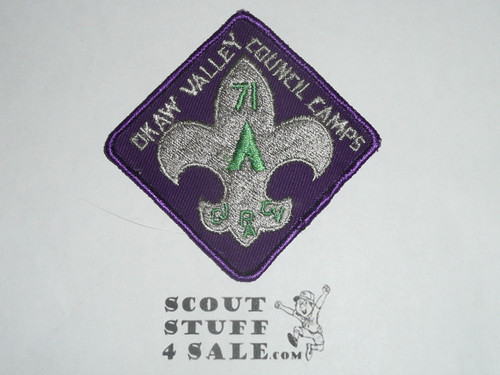 Okaw Valley Council Camps Patch, 1971