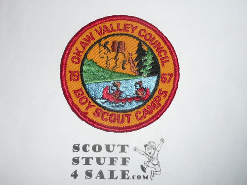 Okaw Valley Council Camps Patch, 1967