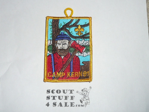 Camp Kern Patch, 1991, Southern Sierra Council